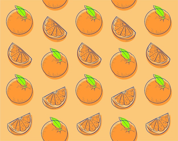 Orange pattern