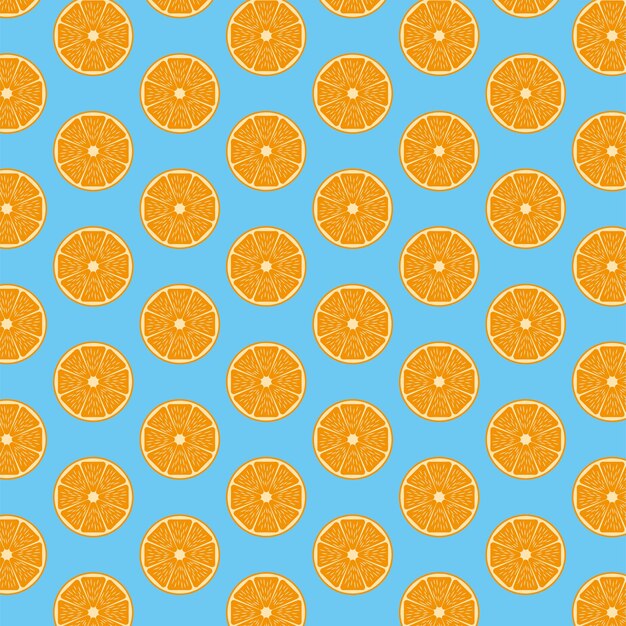 Vector orange pattern