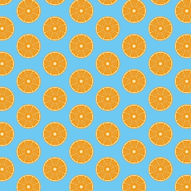 Vector orange pattern