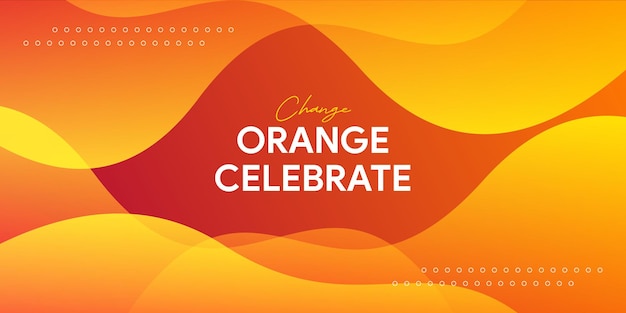 An orange and red poster that says orange is the word orange.