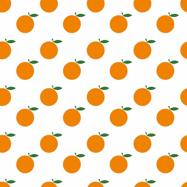 Orange Seamless Pattern