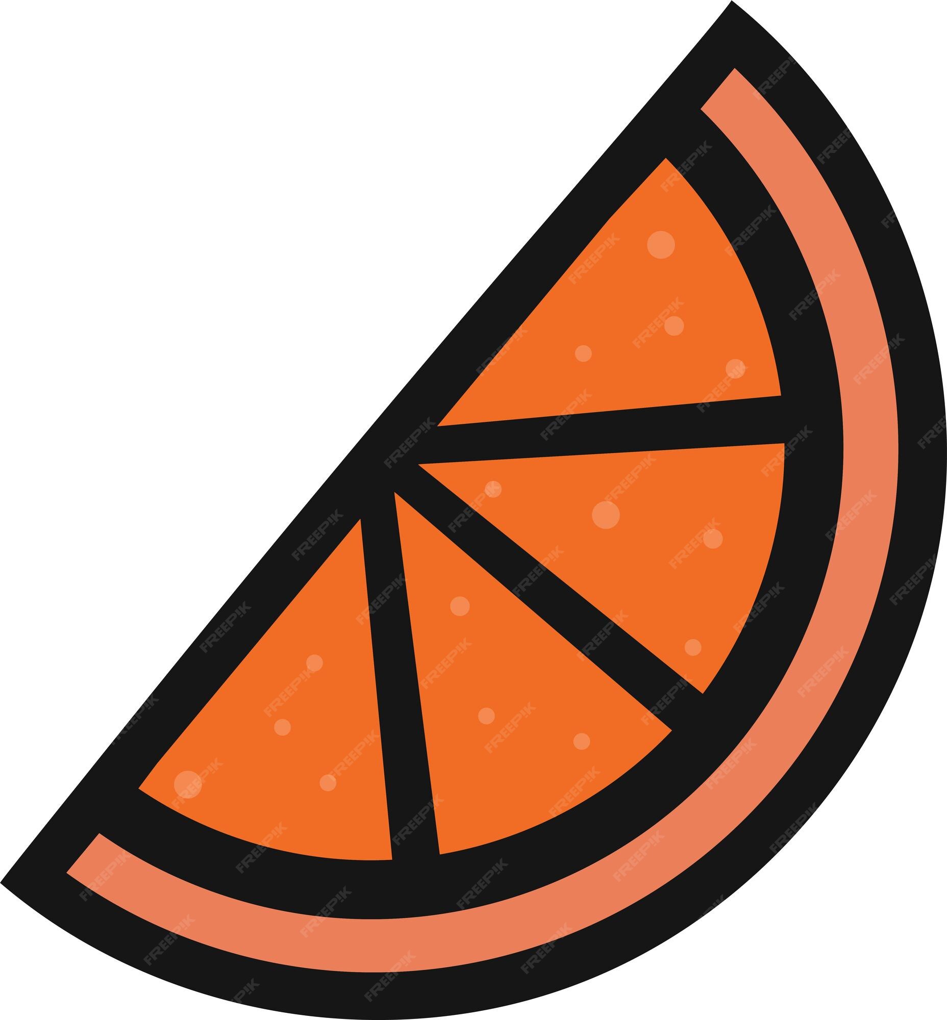 Premium Vector | Orange slice