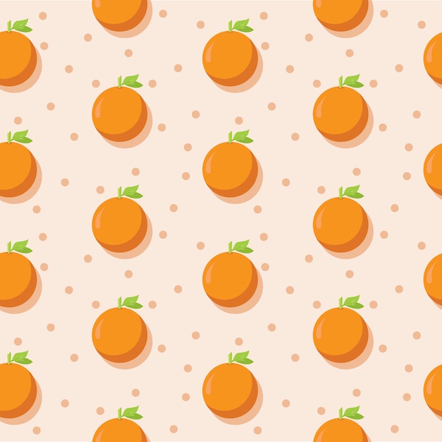 Vector orange square seamless pattern with pastel color theme background