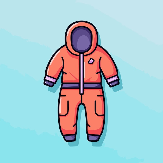 Premium Vector | An orange suit with an emblem on it and a man in an ...