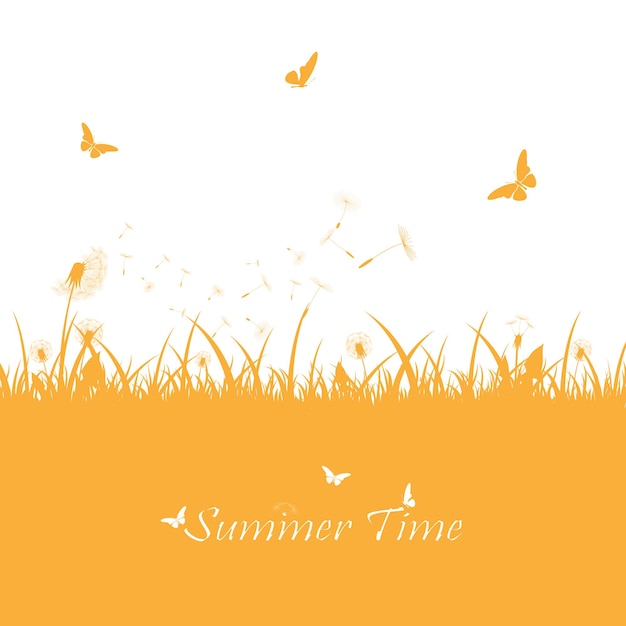 Orange summer background