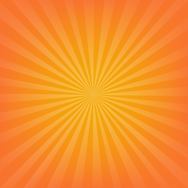 Orange Sunburst Background