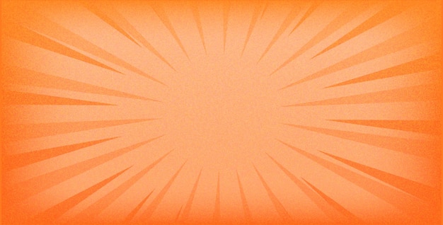 orange sunburst grainy vintage background vector