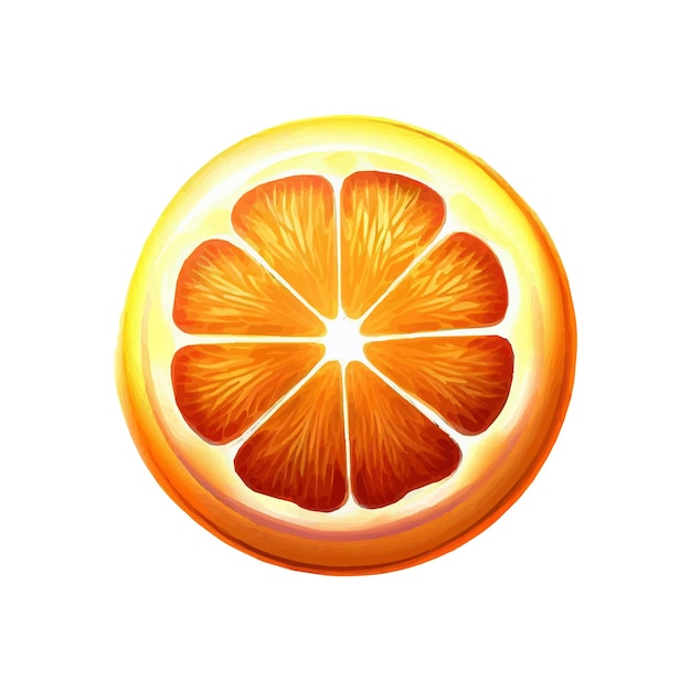 オレンジ色のベクトル図