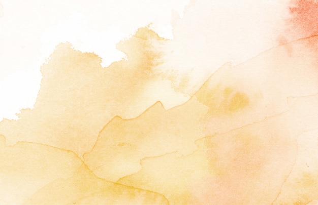 Orange watercolor abstract texture background