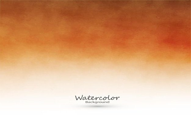 Orange watercolor background