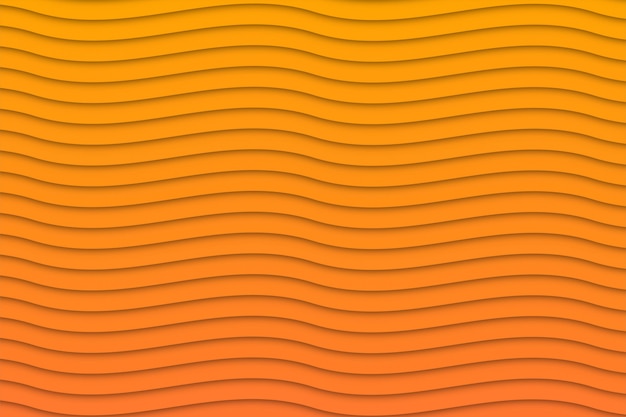 Orange wave abstract geometric background  ,