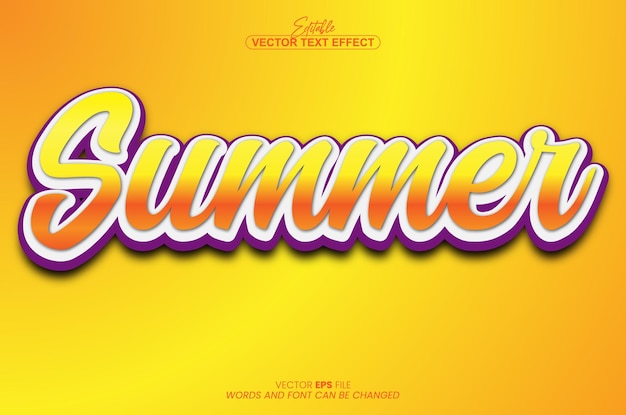 orange and yellow 3d text style effect