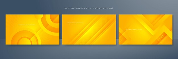 Orange yellow abstract background Design for poster template on web backdrop banner brochure website flyer landing page presentation certificate and webinar