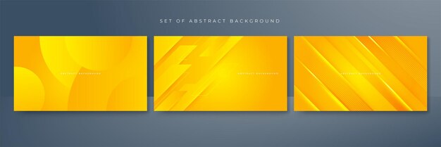 Orange yellow abstract background Design for poster template on web backdrop banner brochure website flyer landing page presentation certificate and webinar