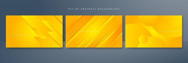Orange yellow abstract background Design for poster template on web backdrop banner brochure website flyer landing page presentation certificate and webinar