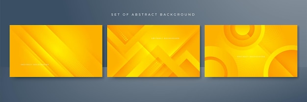 Orange yellow abstract background Design for poster template on web backdrop banner brochure website flyer landing page presentation certificate and webinar