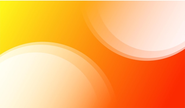 An orange and yellow background with circles in the middle.