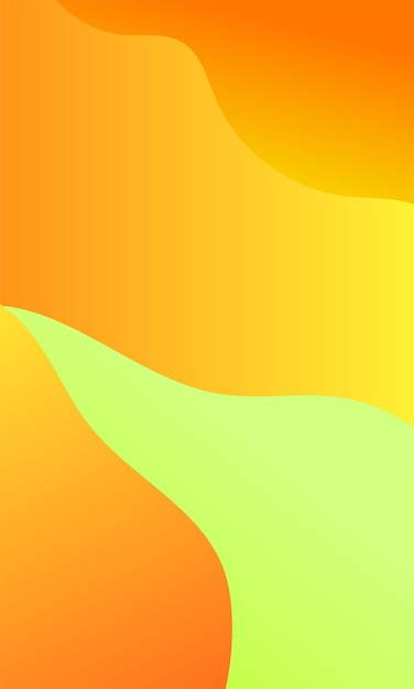 Orange and yellow background with a wave pattern