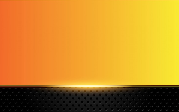 Premium Vector | Orange yellow and black abstract business background