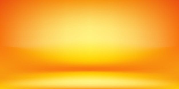 Orange and yellow studio room  background.