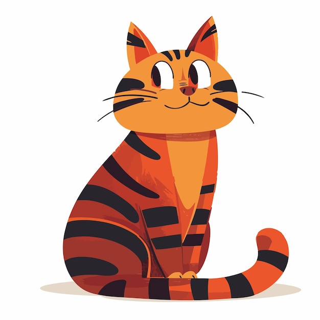 Vettore gatto arancione_gatto_garfield_gatto tigre