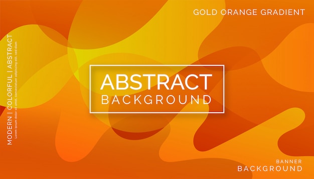 Oranje abstracte achtergrond, modern kleurrijk dynamisch ontwerp