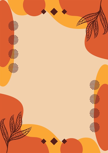 oranje abstracte herfst achtergrond voor banner web