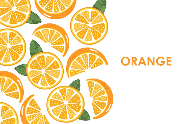Oranje achtergrond