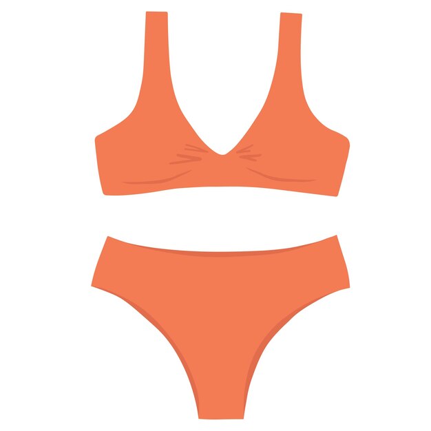 Oranje bikinizwempak