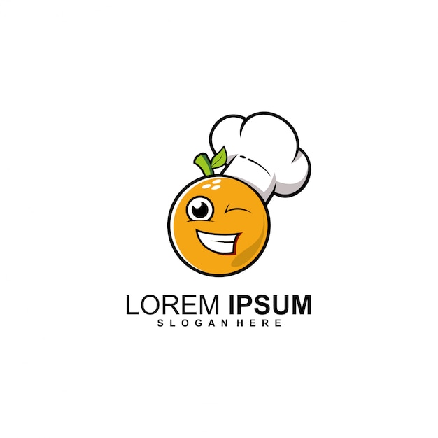 Oranje chef-logo