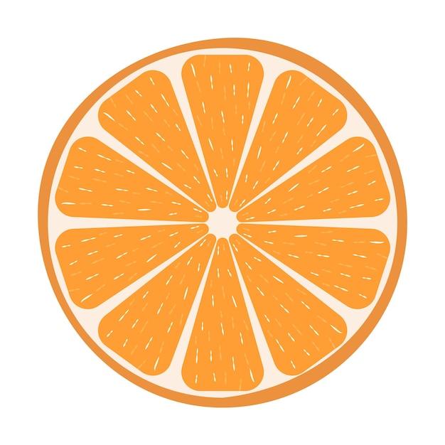 Vector oranje element illustratie