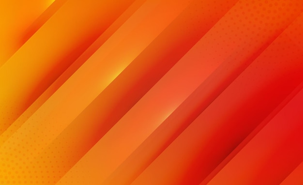 Oranje en geel vectorgradiënt achtergrondontwerp