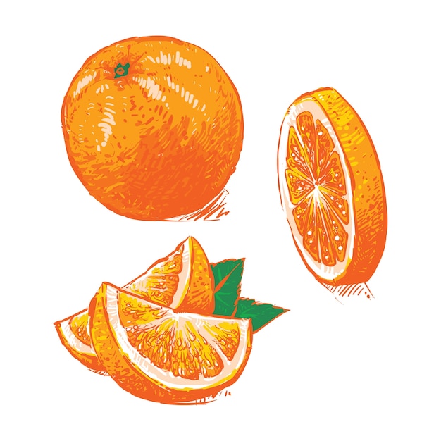 Oranje fruit