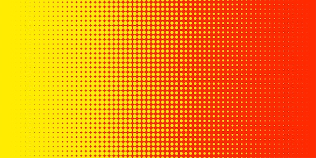 Oranje halftone stippen textuur achtergrond