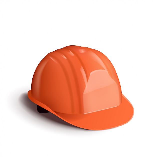 Oranje helm