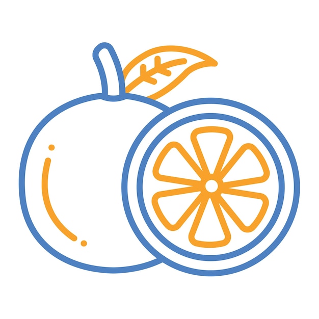 Oranje icoon