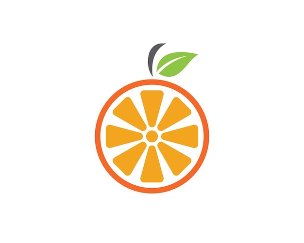 Oranje logo ontwerp Vector