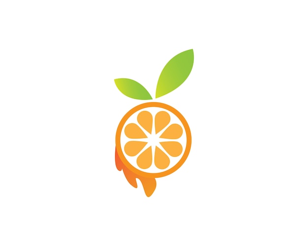 Oranje logo ontwerp