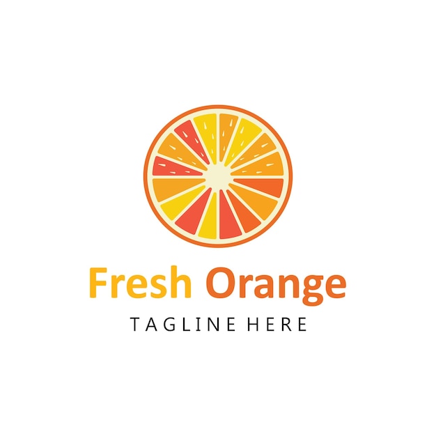 Oranje logo ontwerp