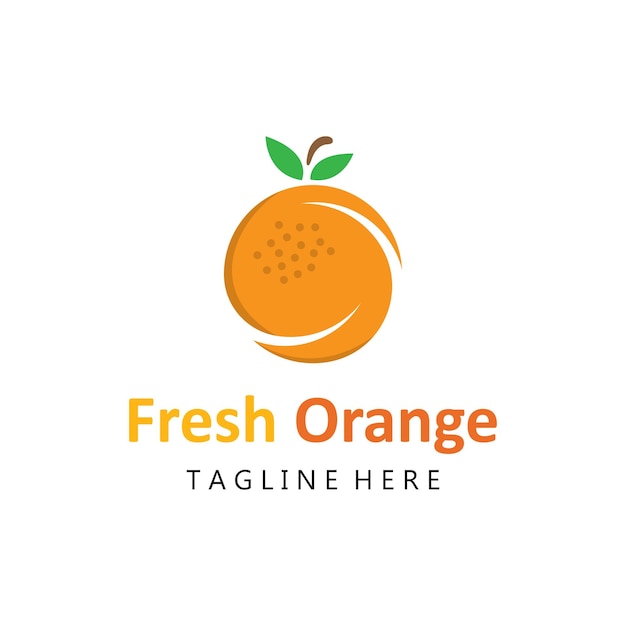 Oranje logo ontwerp