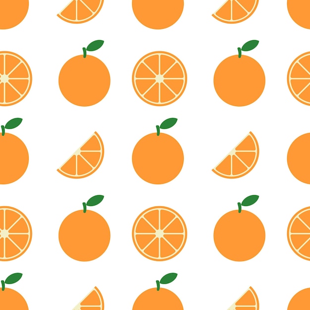 Oranje naadloze patroon vector