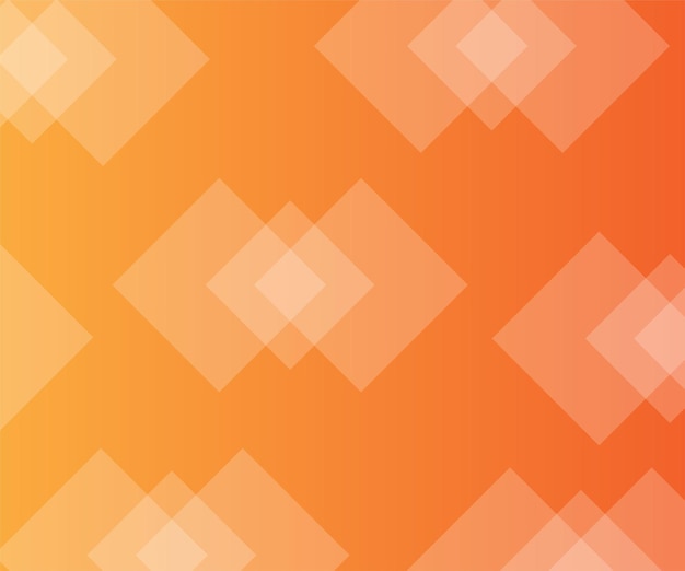 Oranje vector abstracte geometrische vormkubussen Abstracte oranje geometrische vorm kleurrijke achtergrond de