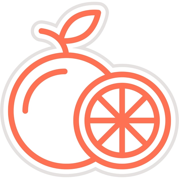 Oranje Vector Icon Ontwerp Illustratie