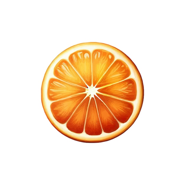 Oranje vectorillustratie