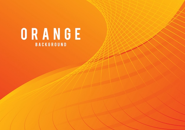 Oranje vlotte heldere abstracte elegante moderne achtergrond