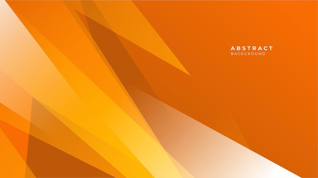 Oranje vorm abstracte achtergrond sjabloon voor behang banner presentatie achtergrond