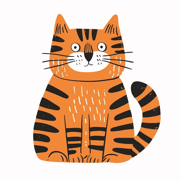 Vector oranjekat_kat_garfield_tigerkat