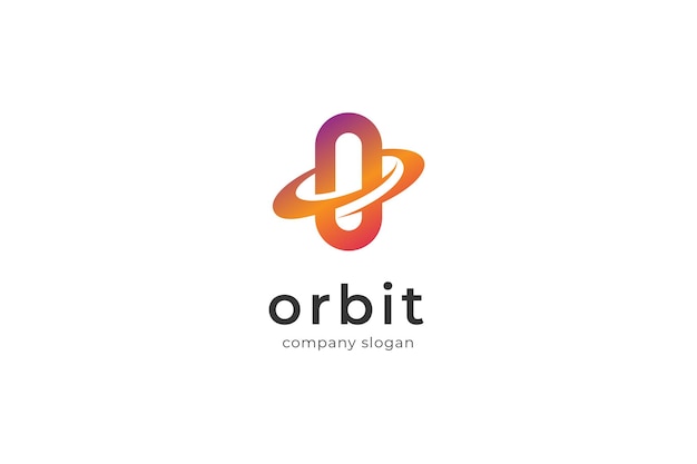 Orbit logo icon illustration