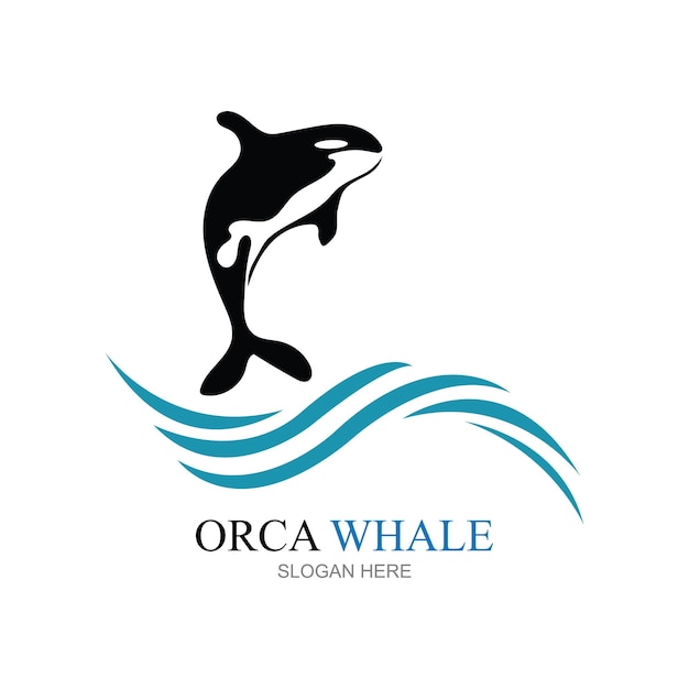 Orca Logo Vector Illustration On Trendy Design