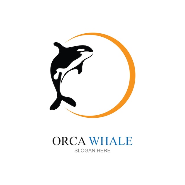 Orca Logo Vector Illustration On Trendy Design